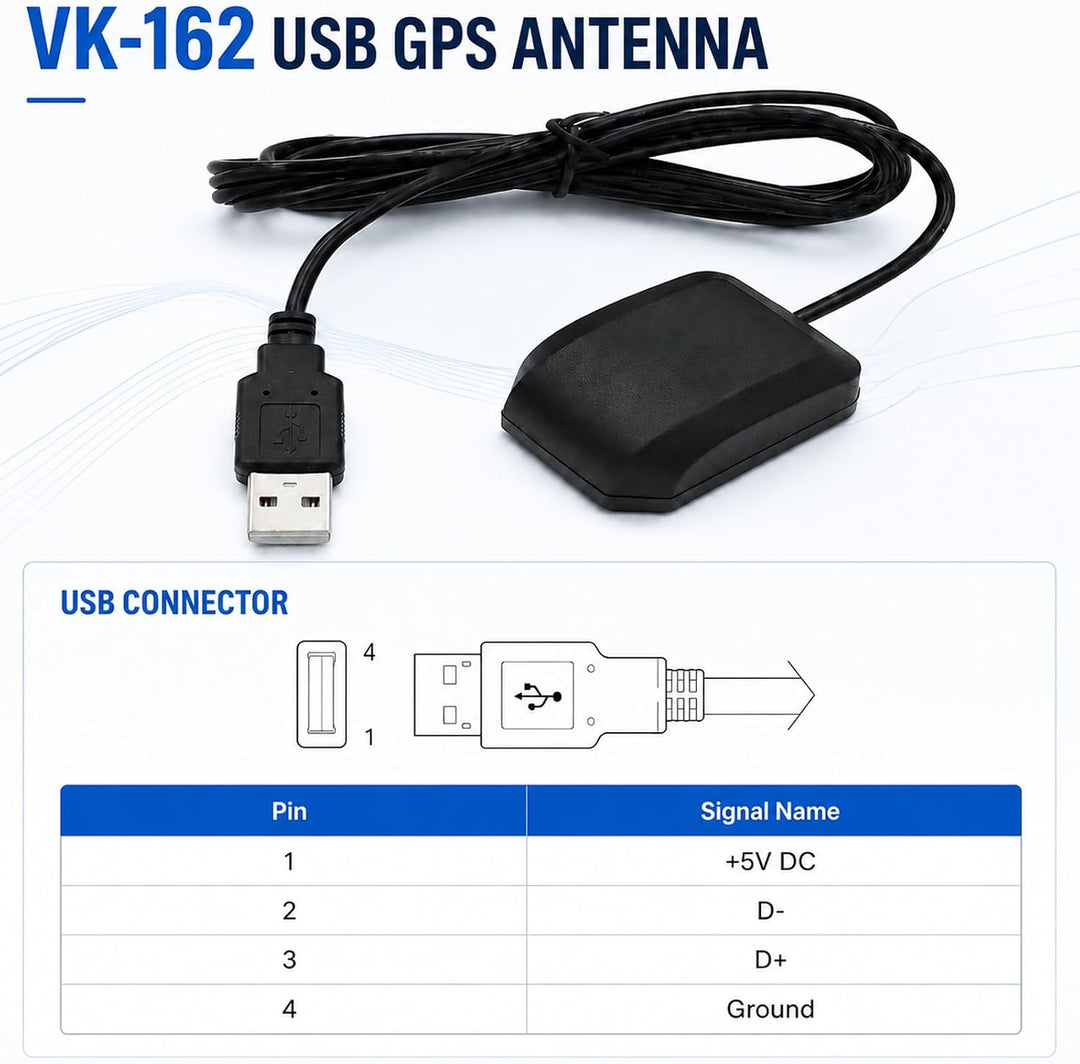 VK-162 G-Mouse USB GPS Dongle Navigationsmodul Externe GPS Antenne Remote Mount USB GPS Empfänger fü