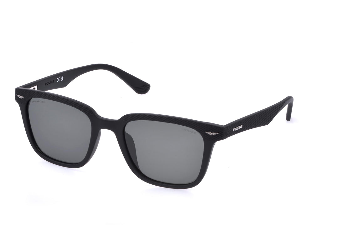 Police Unisex Sonnenbrille 55 Mattes Schwarz, 55 Mattes Schwarz