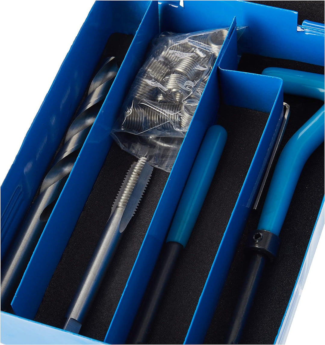 Silverline 347853 Gewindereparatursatz, Helicoil-Typ M8 x 1,25 mm