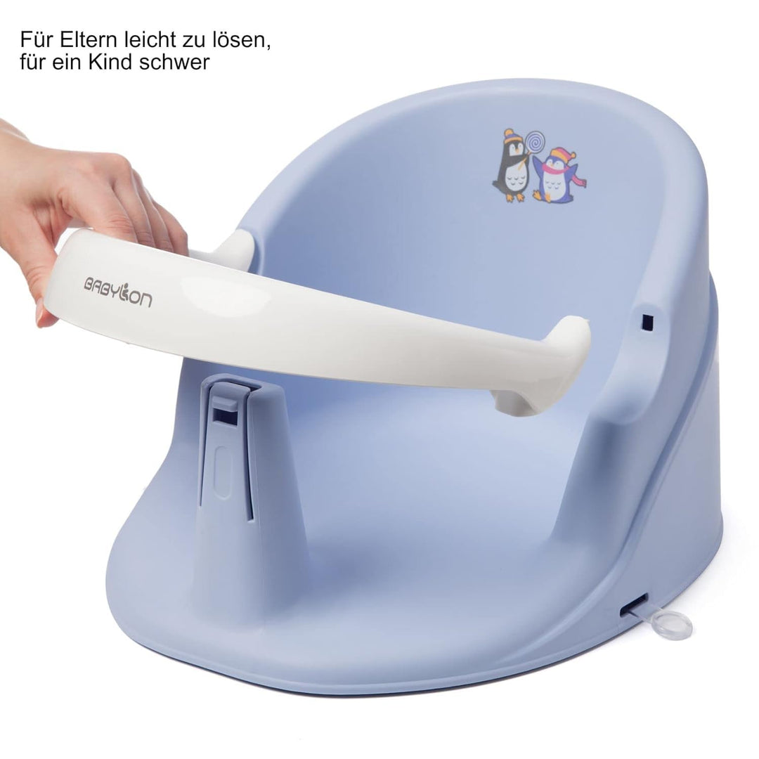BABYLON Baby Badesitz für Badewanne Nemo – Badewannensitz Baby ab 6 Monate – Rutschfester Baby Bath