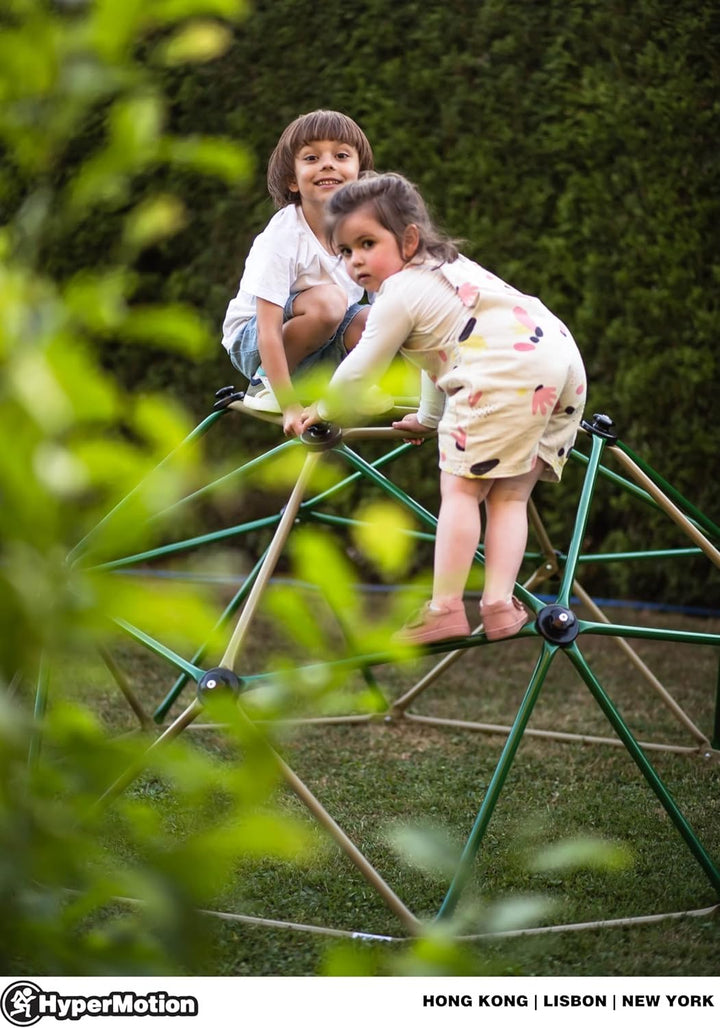 HyperMotion Kletterkuppel für Kinder, Outdoor, Klettergerüst Garten, belastbar bis zu 350 kg, Klette