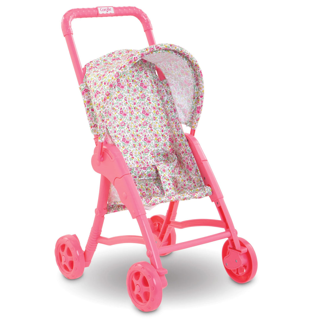 Corolle 9000110810 - Ma Premiere Poupee Puppenbuggy Floral, Puppenbuggy für alle 30cm Puppen, ab 18