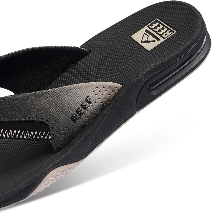 Reef FANNING Herren Zehentrenner 39 EU Black Taupe Fade, 39 EU Black Taupe Fade