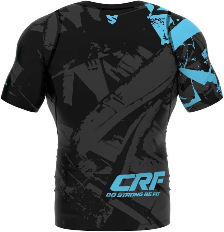 SMMASH Kompressionsshirt für Herren Kurzarm, Funktionsshirt für Sport Outdoor OCR Cross-Training Fit