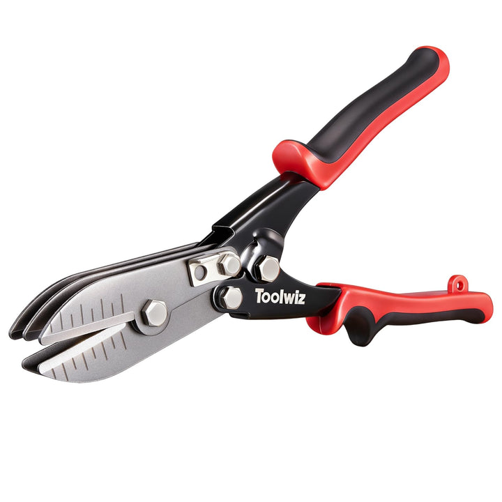 Toolwiz 5 Blatt Blech Crimpzange, K Crimpzange, 24-26 Gauge, 10-1/2 Zoll | für Fallrohre Ofenrohr, K