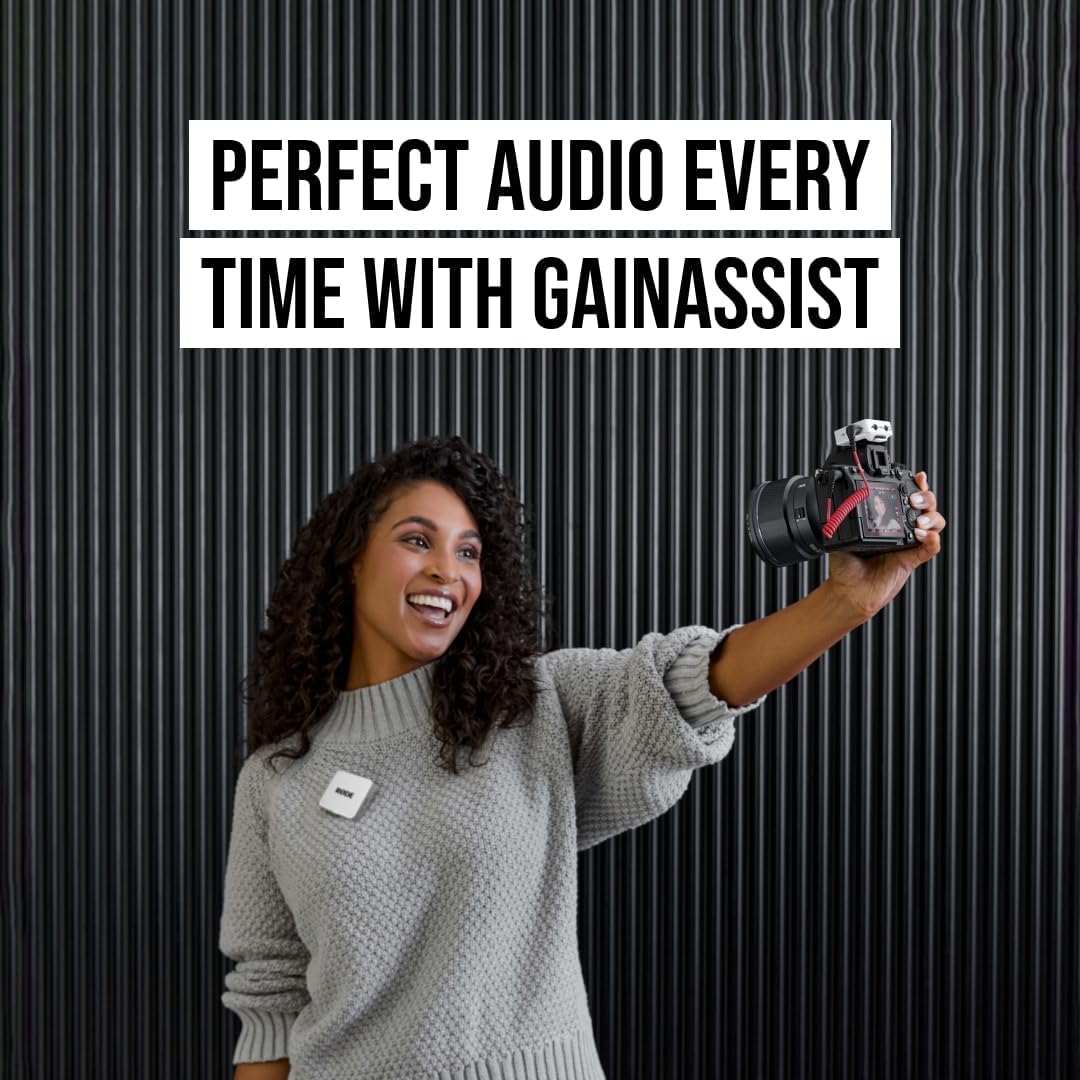 RØDE Wireless GO (Gen 3) – Kompakter kabelloser Mikrofon – Kristallklarer Klang, 32-Bit Float Aufnah
