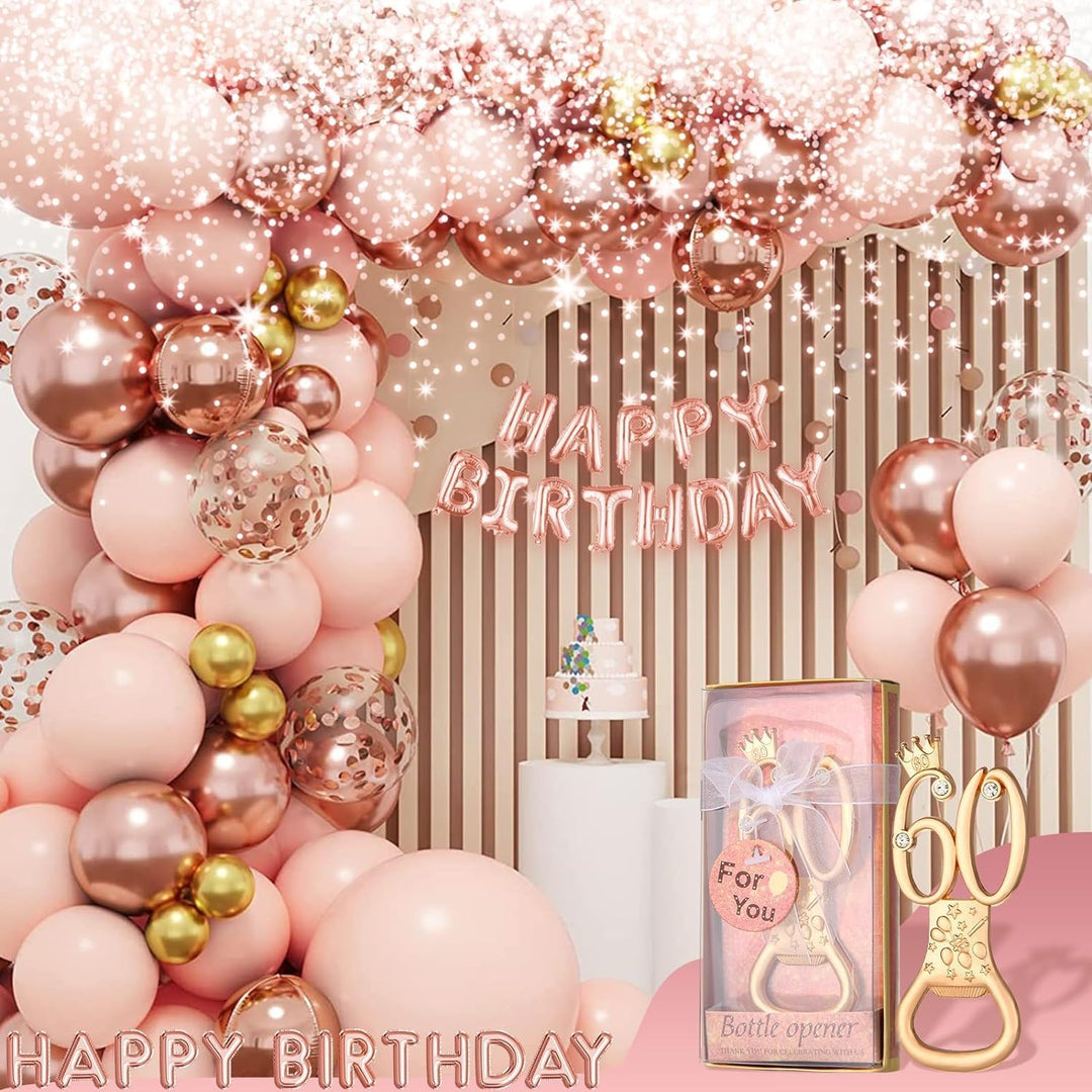 DADEA Flaschenöffner, goldfarben, Gastgeschenke zum 60. Geburtstag, Gastgeschenke zum 60. Jahrestag,