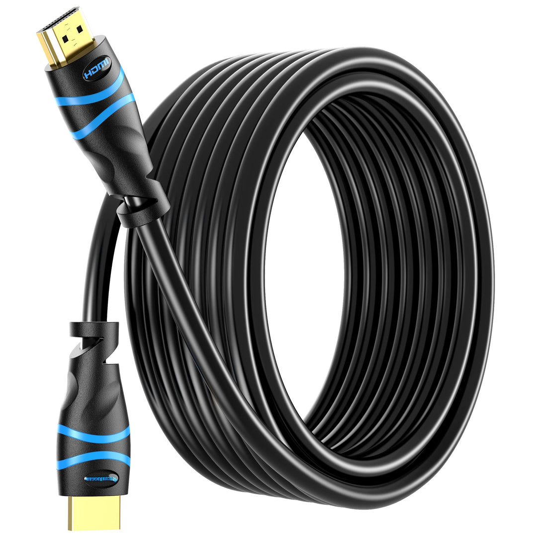 BlueRigger Hochgeschwindigkeits-HDMI-Kabel für die Wand, CL3, unterstützt 4 K, Ultra HD, 3D, 1080 p,