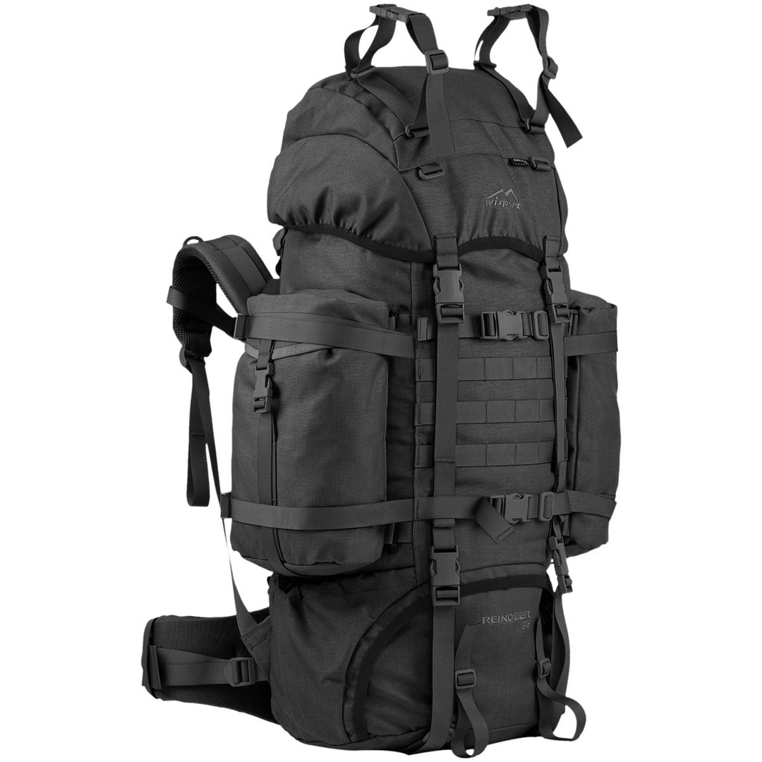 Wisport Reindeer 55L Rucksack Schwarz