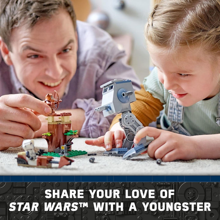 Lego Star Wars at-ST 75332 Spielzeug-Bauset – mit Wicket The Ewok und Scout Trooper Minifiguren, erw