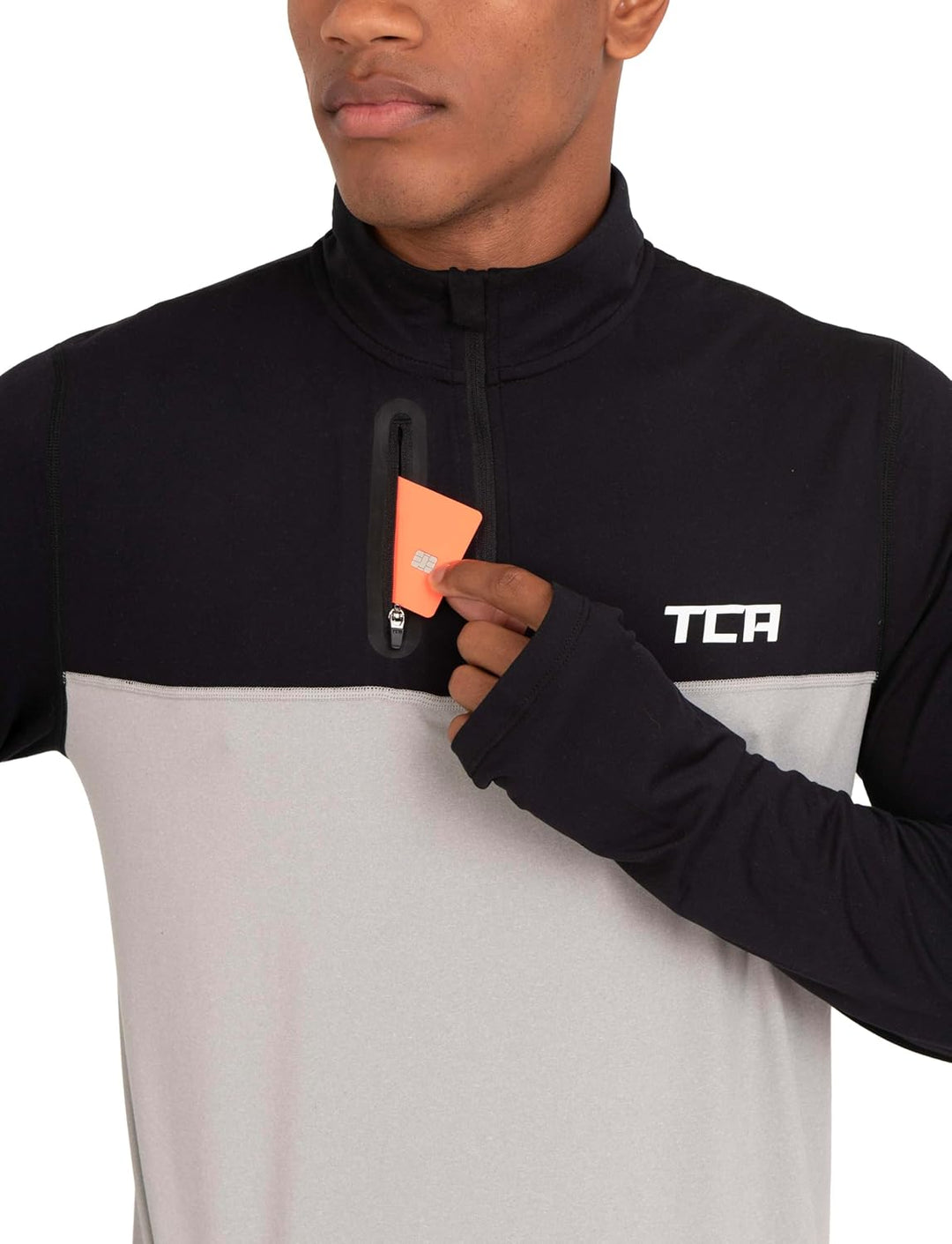 TCA Funktionsshirt Herren Langarm - Fusion Pro Quickdry Langarmshirt atmungsaktiv - Wandershirt Lauf