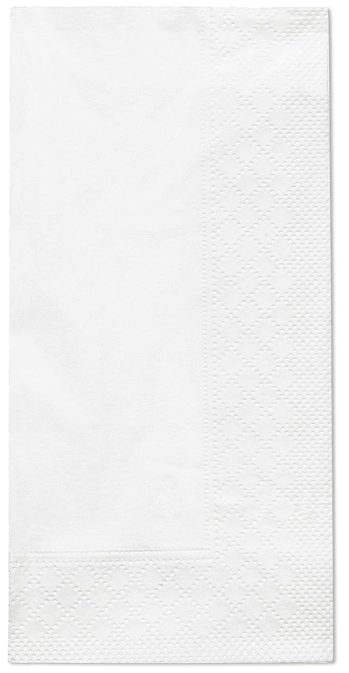Tork 477402 weisse Lunchservietten 1/8 gefaltet / 2-lagige, vorgefaltete Papierservietten für Snacks