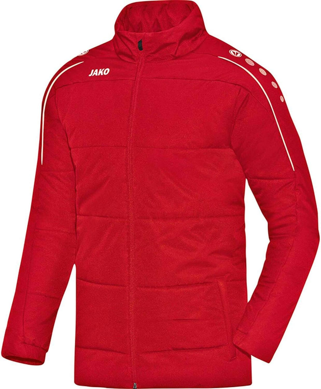 JAKO Kinder Coachjacke Classico, marine, 152, 7150 152 Rot, 152 Rot