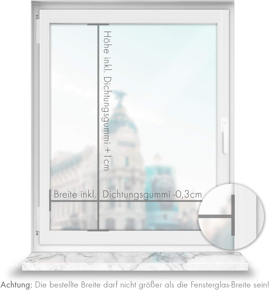 Schuette® Plissee mit Bohren zum Anschrauben ● Dolomite Kollektion: Vanilla Sky (Beige) ● 120x100cm