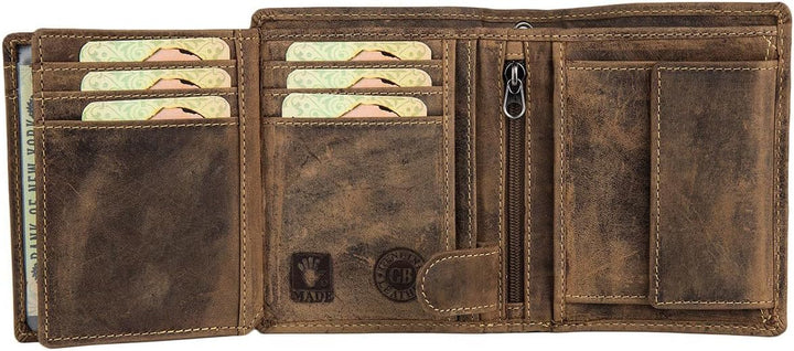 Greenburry Vintage Geldbörse VII Leder 10 cm