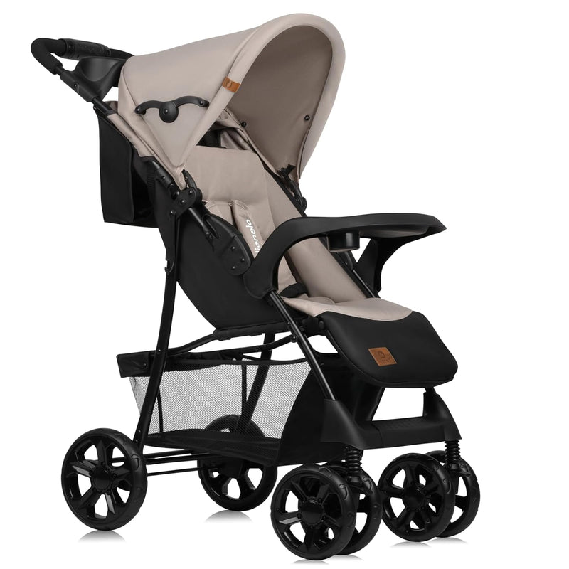 LIONELO Emma Plus Kinderwagen bis zu 15 kg, Kindersportwagen, leicht modern klein Buggy mit Liegepos