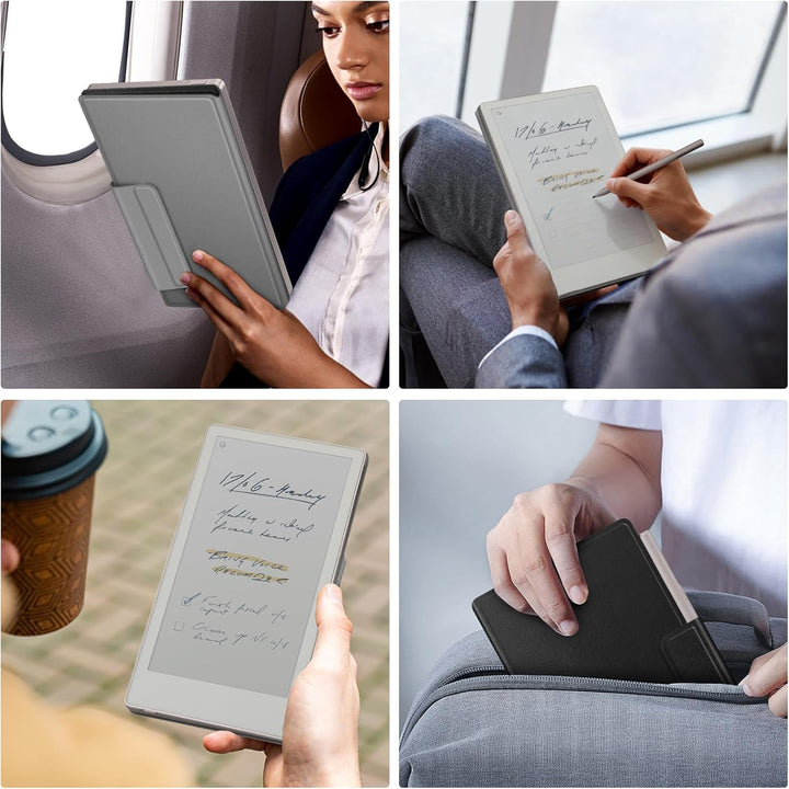 Fintie Hülle für Remarkable Paper Pro Move 7.3" 2025 mit Stifthalter, Hochwertiges PU-Material Leich
