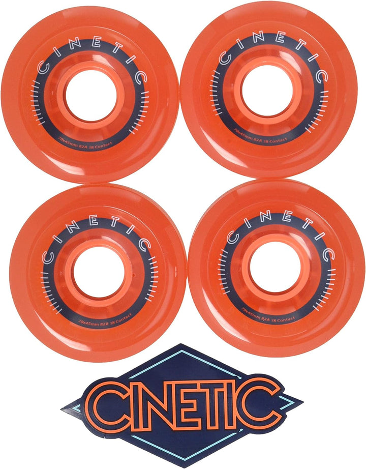 CINETIC Cygnus 70mmx45mm 82a Wheels Pack Skateboard-Rollen, Unisex, Blau (Mehrfarbig)