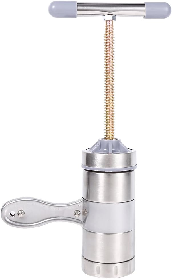 Nudel-Puttu-Maker, 20 X 19 X 7, 1 Stück, Tragbare, Handbetriebene Nudelmaschine aus Edelstahl, Nudel