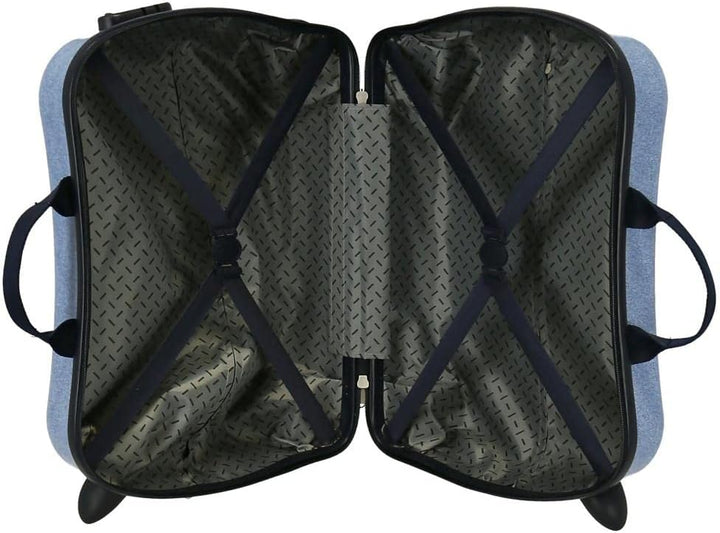 Disney Minnie Make it Rain Bows Kinder Koffer Blau 50 x 38 x 20 cm starres ABS Seitenkombinationssch