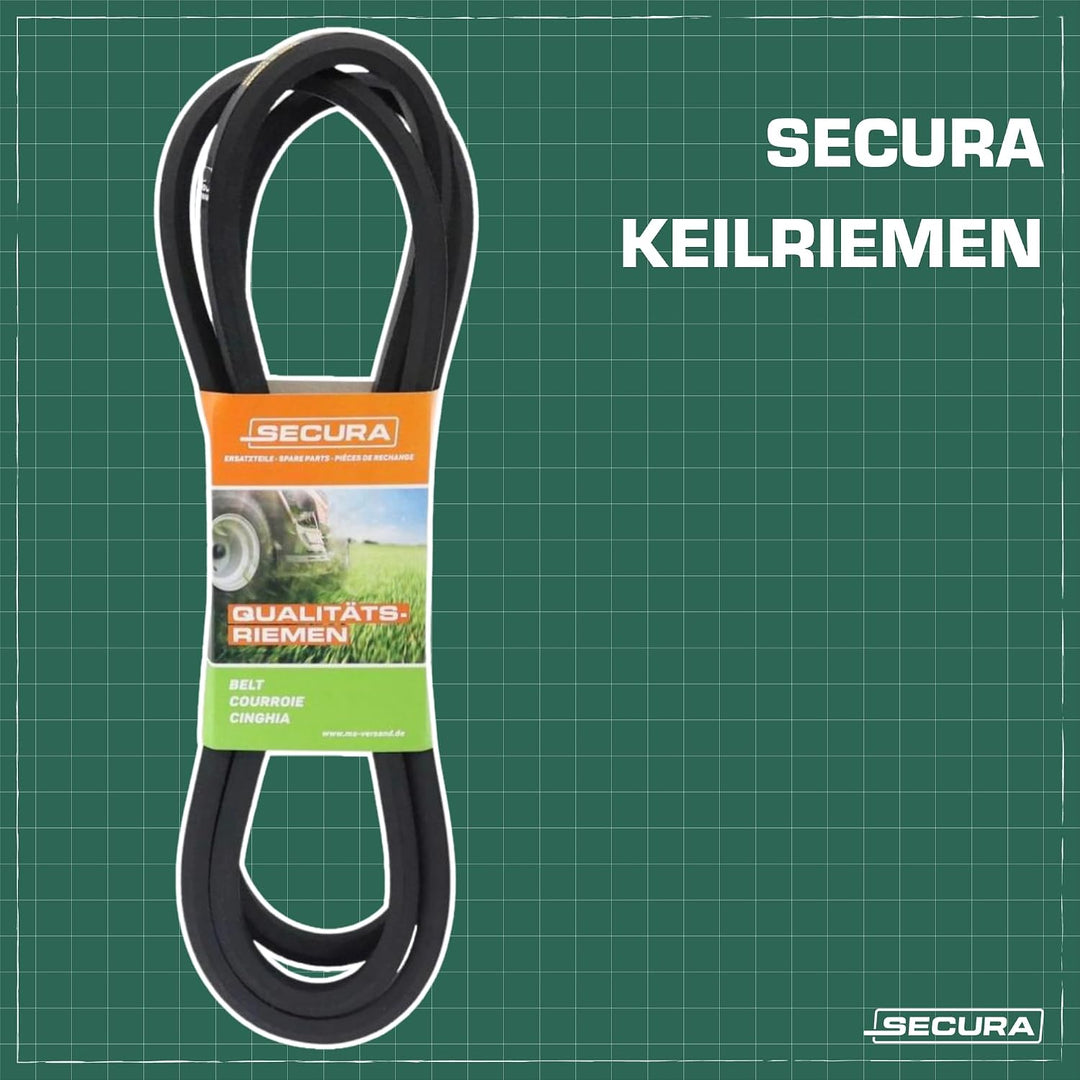 SECURA Keilriemen Mähwerk kompatibel mit Husqvarna Partner Rasentraktor 532165555
