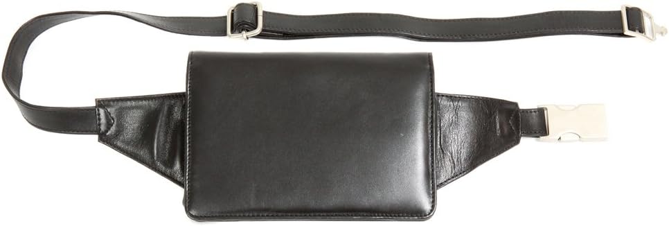 LEAS Gürteltasche mit Volllederausstattung Echt-Leder, schwarz Travel-Line