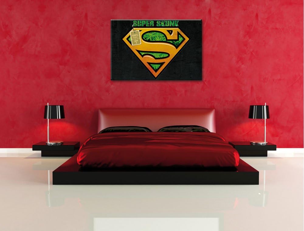 Super organic Black Format: 100x70auf Leinwand, XXL riesige Bilder fertig gerahmt mit Keilrahmen, Ku