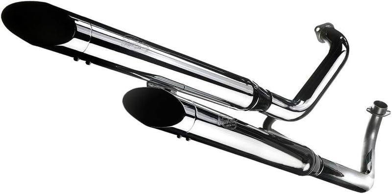 Auspuffanlage LeoVince Komplettanlage SILVERTAIL K02, chrom, mit Zulassung für Kawasaki VN 900 Class