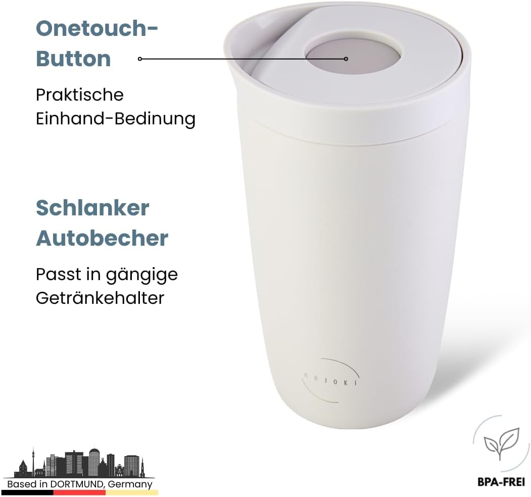 Thermobecher 350ml SNUG – Keramik-Beschichtung für puren Geschmack – Auslaufsicherer Kaffeebecher To