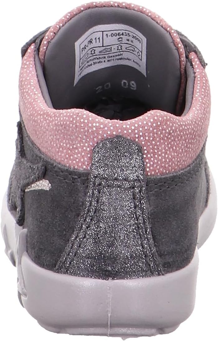 Superfit STARLIGHT Sneaker 0-500438 Mädchen 22 EU Grau Rosa 2000, 22 EU Grau Rosa 2000