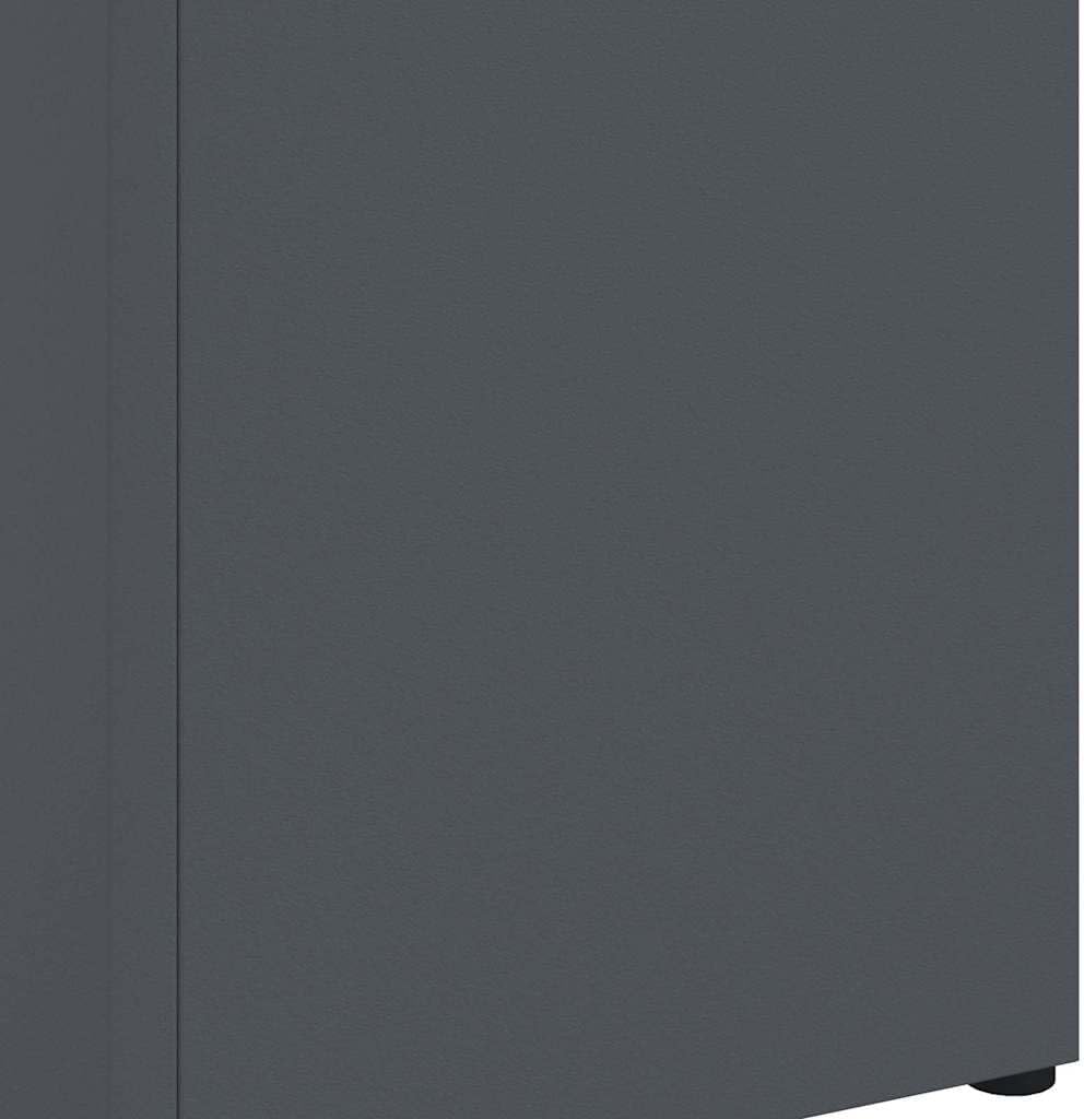 vidaXL Sonnenschirmhalter Anthrazit 15,5 x 15,5 x 49 cm Metall, Stylischer Wohnzimmer-Speicher, rech