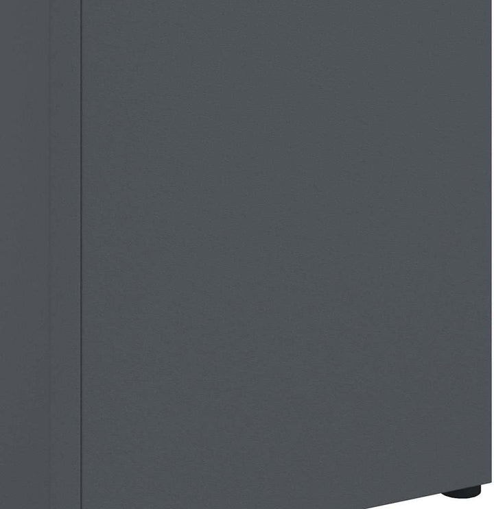 vidaXL Sonnenschirmhalter Anthrazit 15,5 x 15,5 x 49 cm Metall, Stylischer Wohnzimmer-Speicher, rech