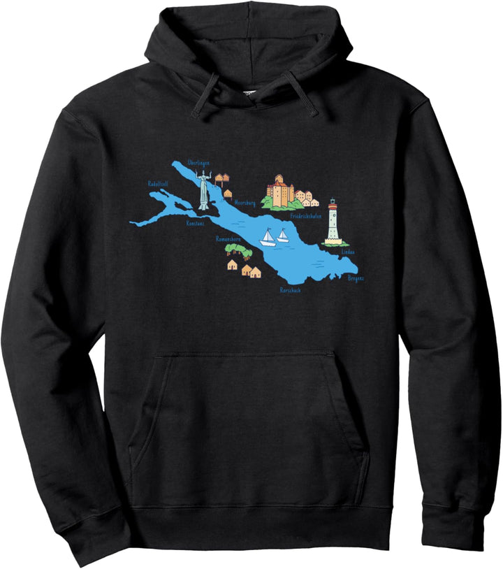 Constance Bodensee mit Kindern Lindau Bodensee Souvenir Pullover Hoodie