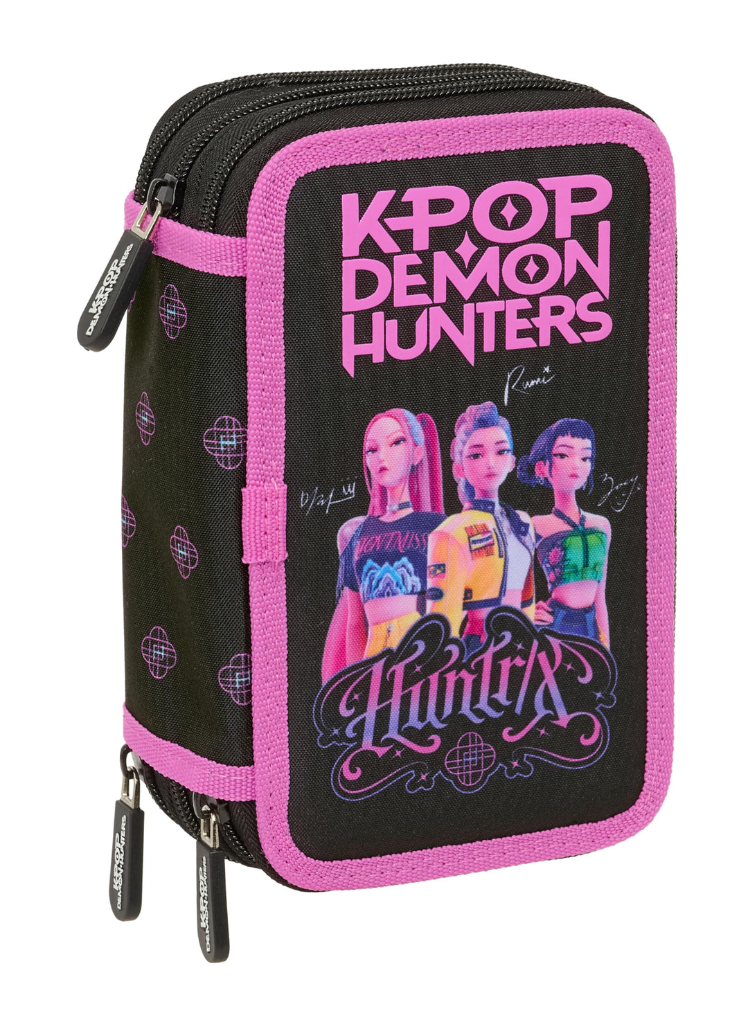 K-POP Demon Hunters Schulmäppchen mit 37 Utensilien, Federmäppchen für Kinder, ideal für Kinder von
