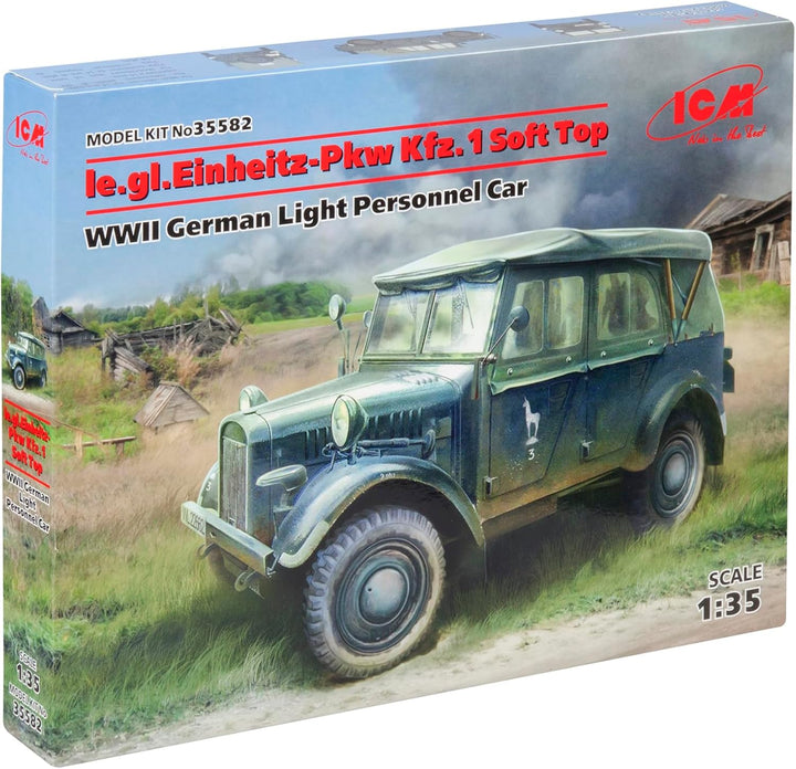 ICM ICM35582 1:35-le.gl.Einheitz-Pkw Kfz.1 Soft Top