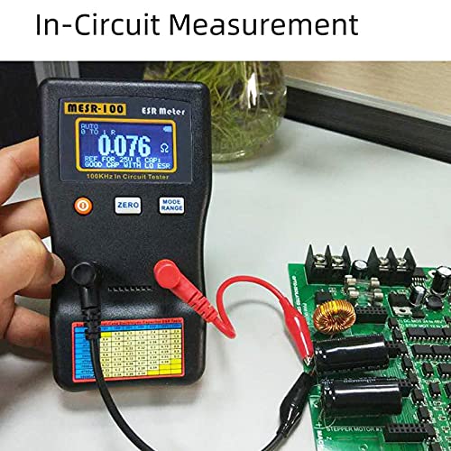 ESR Messgerät, ESR Kapazitätsmesser Kapazitiver Widerstandstester, MESR-100 ESR Kapazitäts-Ohm-Messg