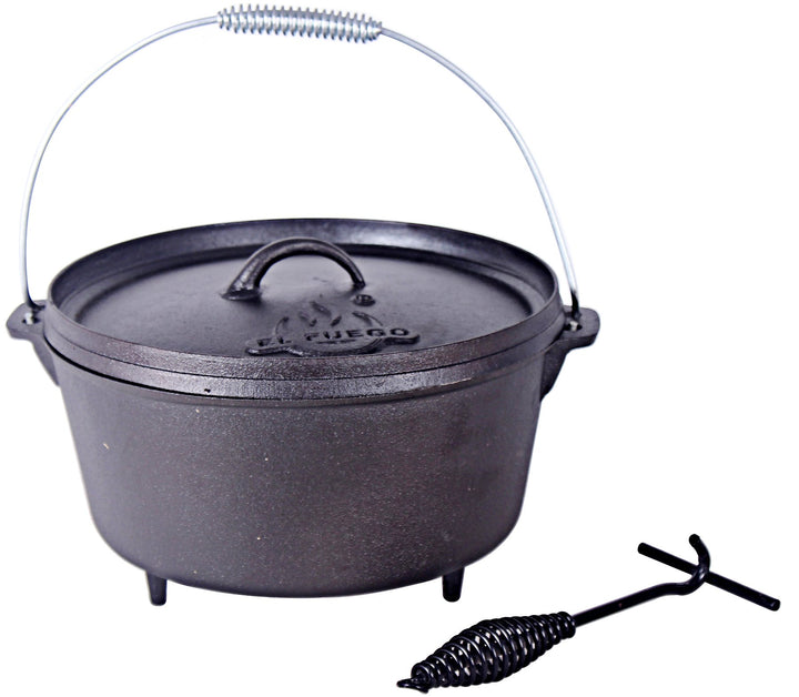 El Fuego Dutch Oven 8,46 L, schwarz