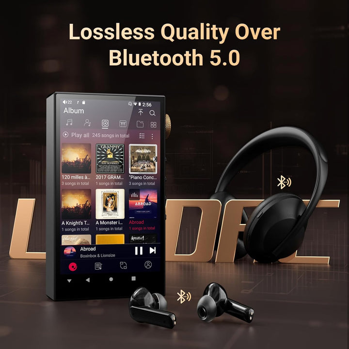 160GB Hi-Res Audio Player, Oilsky HiFi MP3 Player Bluetooth und WiFi, 4,02" Digitaler DSD512 Verlust