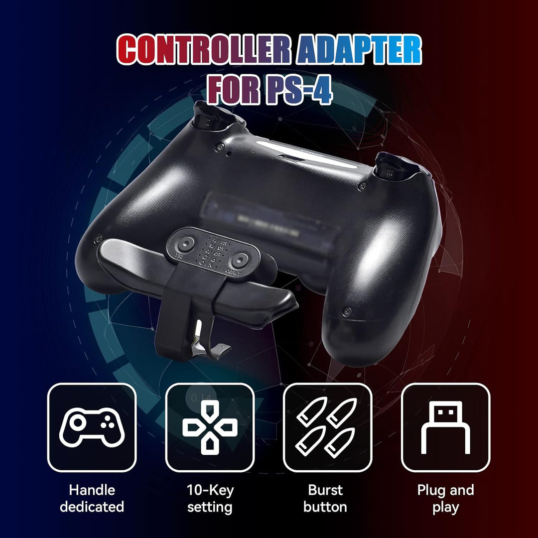 Paddles für PS4 Controller, Rücktasten Ansatzstück für PS4 Controller, Back Button Attachment Domina