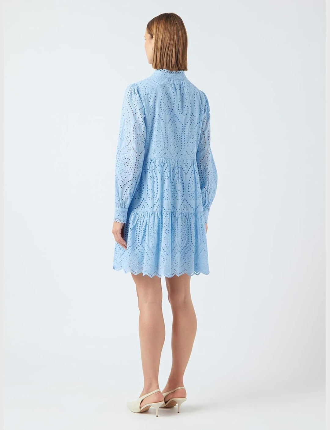YAS Damen Yasholi Ls Dress S. Noos Kleid XS Clear Sky, XS Clear Sky