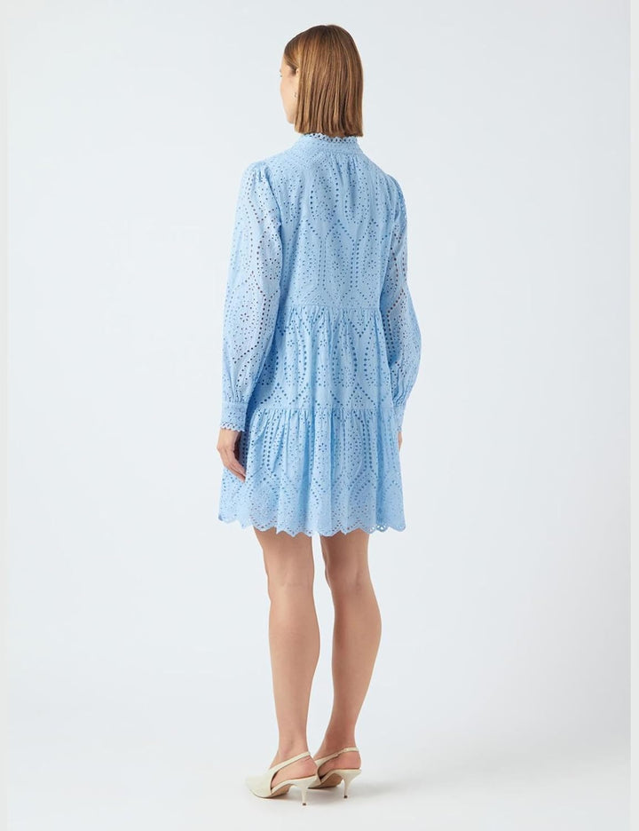 YAS Damen Yasholi Ls Dress S. Noos Kleid (1er Pack) S Clear Sky, S Clear Sky