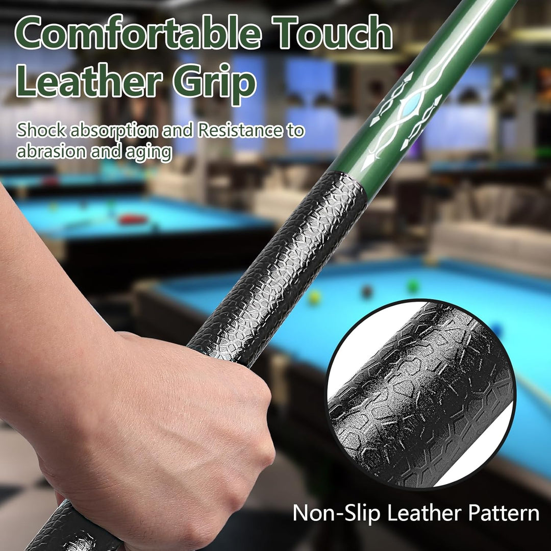 Billard Queue 18 19 20 21 oz, 58" Pool Queue Sticks 13mm Spitzen für Professionelle Billardspieler,