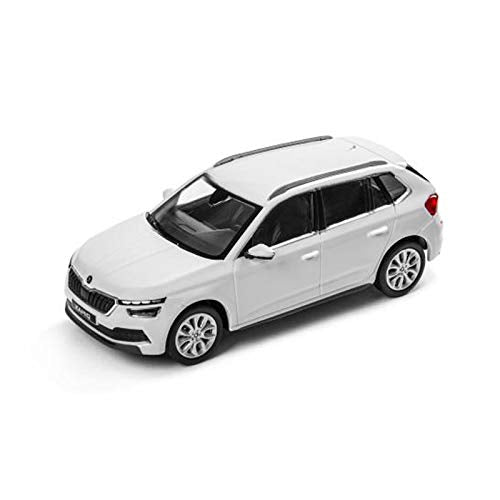 Skoda 658099300S9R Kamiq Modellauto 1: 43 Moon-Weiss Accessoires Miniatur
