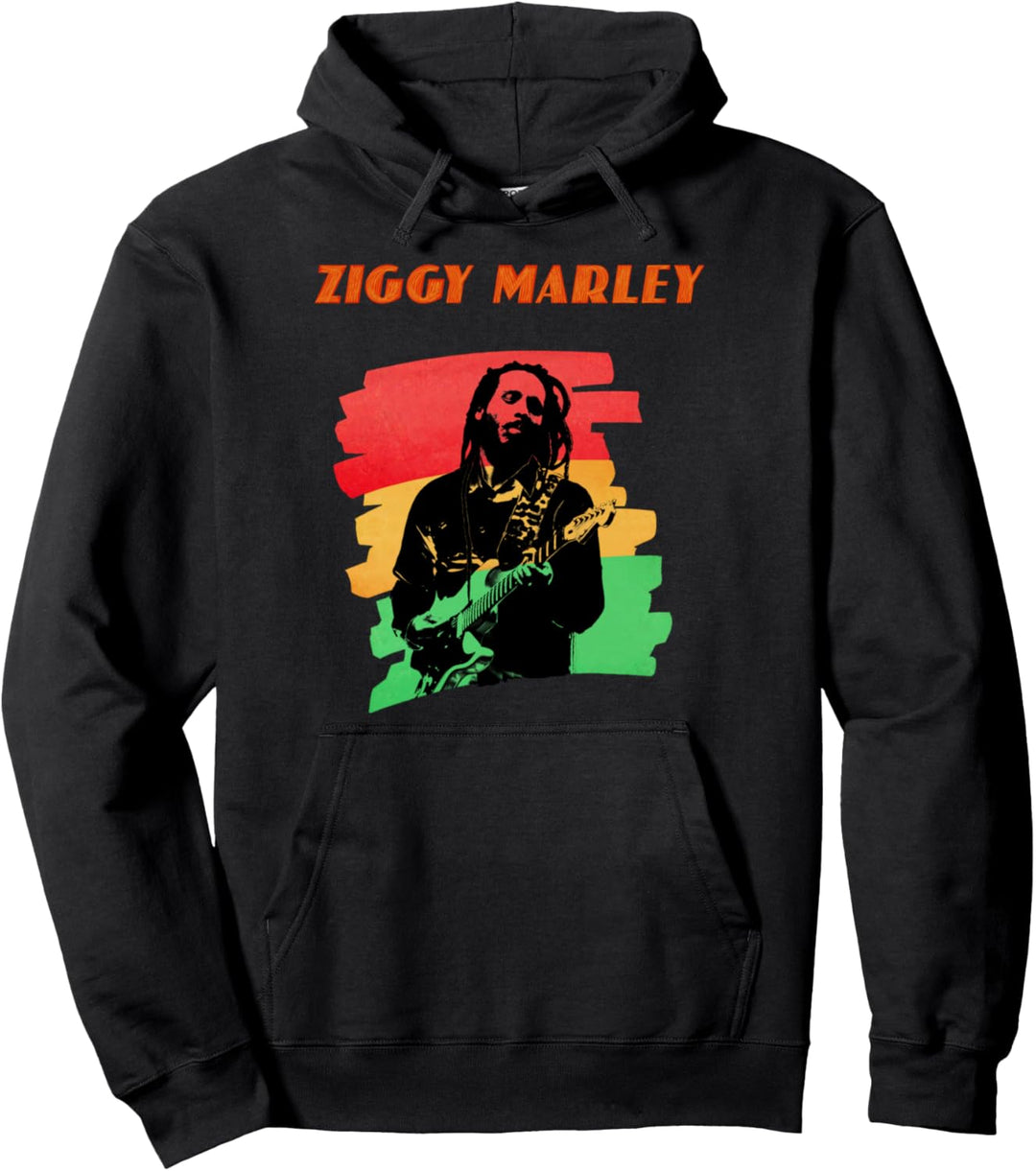 Ziggy Marley - Official Merchandise - Red Green Gold Pullover Hoodie