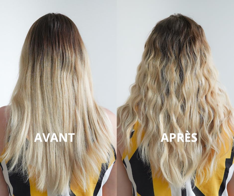 Demeliss SAINT ALGUE - WAVES BLACK Lockenstab - Wavy-Effekt Wellenstab - Keramik- und Turmalinbeschi