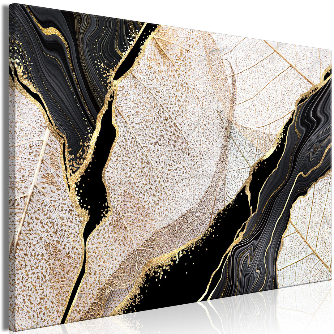 murando - Bilder Blätter 120x80 cm Vlies Leinwandbild 1 tlg Kunstdruck modern Wandbilder XXL Wanddek