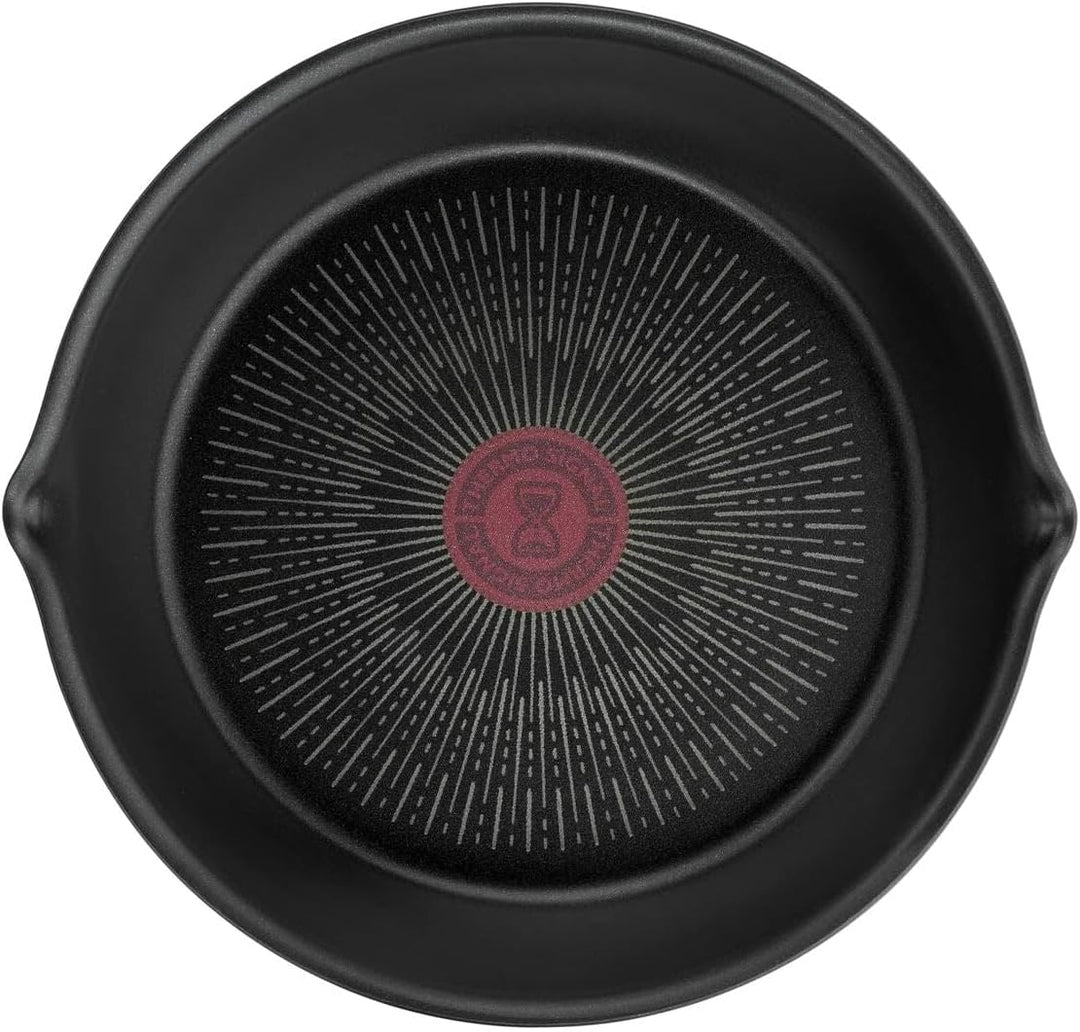 Tefal Ingenio Eco Resist Bratpfanne 26 cm, stapelbar, induktiv, antihaftbeschichtet, Kochstartanzeig