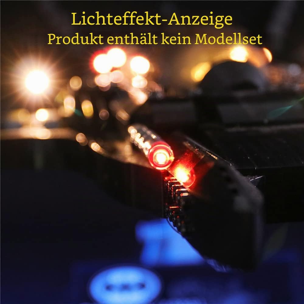 GEAMENT LED Licht-Set Kompatibel mit Lego Batwing 1989 - Beleuchtungsset für DC 76161 Baumodell (Leg