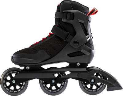 Rollerblade Herren Sirio 100 3wd Inlineskate 265 Black/Red, 265 Black/Red