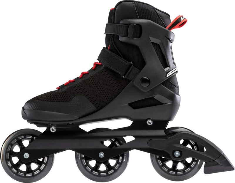 Rollerblade Herren Sirio 100 3wd Inlineskate 265 Black/Red, 265 Black/Red